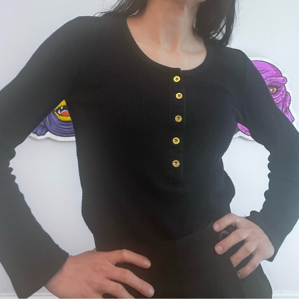 J. Crew navy thermal henley